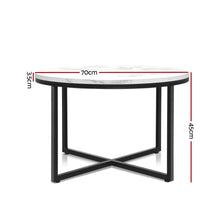Load image into Gallery viewer, High Quality Designer Marble Round Coffee Table-Furniture-The White Mall