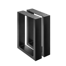 Load image into Gallery viewer, 2x Coffee Dining Table Legs Steel Industrial Vintage Bench Metal Box Shape 400MM