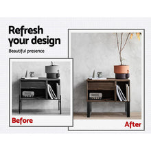 Load image into Gallery viewer, 2x Coffee Dining Table Legs Steel Industrial Vintage Bench Metal Box Shape 400MM