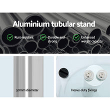 Load image into Gallery viewer, Artiss Side Coffee Table Bedside Furniture Oval Tempered Glass Top 2 Tier