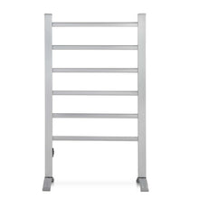 Load image into Gallery viewer, Devanti Electric Heated Towel Rail Rails Warmer Rack Aluminium 6 Bars
