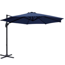 Load image into Gallery viewer, Instahut Outdoor Umbrella 3M Roma Cantilever Beach Furniture Garden 360 Degree Navy