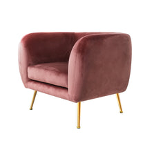 Load image into Gallery viewer, Artiss Armchair Lounge Chair Accent Armchair Velvet Pink