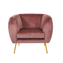 Load image into Gallery viewer, Artiss Armchair Lounge Chair Accent Armchair Velvet Pink