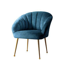 Load image into Gallery viewer, Artiss Armchair Lounge Chair Armchair Accent Navy Blue Velvet