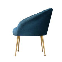 Load image into Gallery viewer, Artiss Armchair Lounge Chair Armchair Accent Navy Blue Velvet