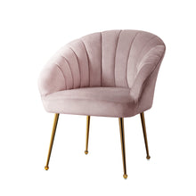 Load image into Gallery viewer, Artiss Armchair Lounge Chair Armchair Accent Velvet Pink