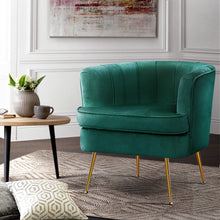 Load image into Gallery viewer, Artiss Armchair Lounge Accent Chair Armchair Velvet Green