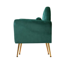 Load image into Gallery viewer, Artiss Armchair Lounge Chair Accent Armchair Green Velvet