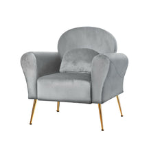 Load image into Gallery viewer, Artiss Armchair Lounge Chair Accent Armchair Grey Velvet