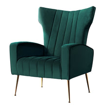 Load image into Gallery viewer, Artiss Armchair Lounge Chairs Accent Armchair Velvet Green