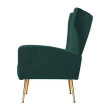 Load image into Gallery viewer, Artiss Armchair Lounge Chairs Accent Armchair Velvet Green