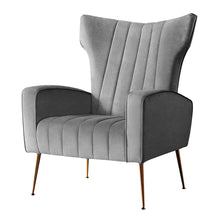 Load image into Gallery viewer, Artiss Armchair Lounge Accent Chair Armchair Velvet Grey