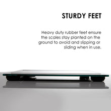 Load image into Gallery viewer, FitSmart Electronic Body Fat Scale Black 7 in 1 Body Analyser LCD Glass Tracker