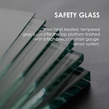 Load image into Gallery viewer, FitSmart Electronic Body Fat Scale Black 7 in 1 Body Analyser LCD Glass Tracker