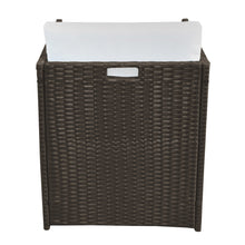 Load image into Gallery viewer, Arcadia Furniture 5 Piece Outdoor Dining Table Set Rattan Table Chairs Garden - Oatmeal and Grey