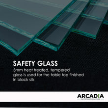 Load image into Gallery viewer, Arcadia Furniture 5 Piece Outdoor Dining Table Set Rattan Table Chairs Garden - Oatmeal and Grey