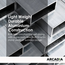 Load image into Gallery viewer, Arcadia Furniture Outdoor 4 Piece Sofa Lounge Set Wicker Rattan Garden - Oatmeal and Grey