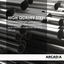 Load image into Gallery viewer, Arcadia Furniture Outdoor 3 Piece Wicker Rattan Patio Set Garden Patio Home - Black and Grey