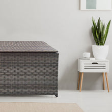 Load image into Gallery viewer, Arcadia Furniture Outdoor Rattan Storage Box Garden Toy Tools Shed UV Resistant - Oatmeal