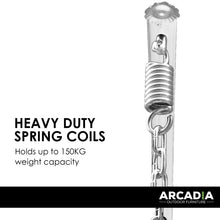 Load image into Gallery viewer, Arcadia Furniture Rocking Egg Chair Outdoor Wicker Rattan Patio Garden Tear Drop - Oatmeal and Grey