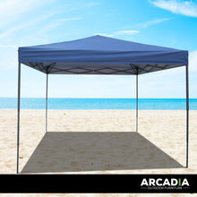 Load image into Gallery viewer, Arcadia Gazebo 3 x 3 Metre Canopy Navy Portable Pop Up Outdoor Beach