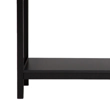 Load image into Gallery viewer, Casa Decor Tulum Rattan Console Table Entry Table Storage Hallway Wood Black