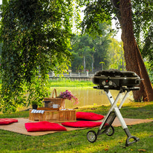 Load image into Gallery viewer, Havana Outdoors BBQ Mate Premium Portable Gas Grill LPG Twin Grill Outdoor Black