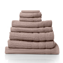 Load image into Gallery viewer, Royal Comfort Eden Egyptian Cotton 600GSM 8 Piece Luxury Bath Towels Set - Rose