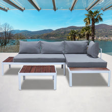 Load image into Gallery viewer, Milano 3pc Outdoor Furniture Lounge Sofa Set Poolside Deck Patio Setting Garden