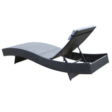 Load image into Gallery viewer, Milano Outdoor Sun Lounge Pool Bed Deck Rattan Chair Curved Design Wicker Sofa
