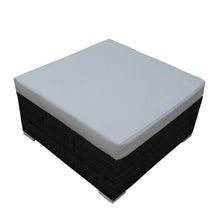 Load image into Gallery viewer, Milano 9 Piece Wicker Rattan Sofa Set Black Grey Outdoor Lounge Patio Furniture