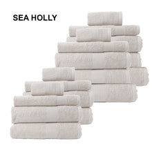 Load image into Gallery viewer, Royal Comfort 18 Piece Cotton Bamboo Towel Bundle Set 450GSM Luxurious Absorbent - Sea Holly