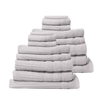 Load image into Gallery viewer, Royal Comfort 16 Piece Egyptian Cotton Eden Towel Set 600GSM Luxurious Absorbent - Sea Holly
