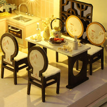 Load image into Gallery viewer, Dollhouse Miniature with Furniture Kit Plus Dust Proof and Music Movement - Creative Room (1:24 Scale Creative Room Idea)