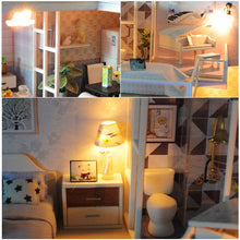 Load image into Gallery viewer, Dollhouse Miniature with Furniture Kit Plus Dust Proof and Music Movement - Met you (1:24 Scale Creative Room Idea)