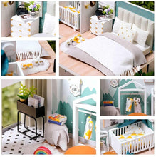 Load image into Gallery viewer, Dollhouse Miniature with Furniture Kit Plus Dust Proof and Music Movement - Comfortable room (1:24 Scale Creative Room Idea)