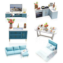 Load image into Gallery viewer, Dollhouse Miniature with Furniture Kit Plus Dust Proof and Music Movement - Poetic Life (1:24 Scale Creative Room Idea)