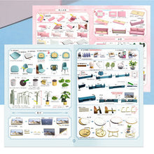 Load image into Gallery viewer, Dollhouse Miniature with Furniture Kit Plus Dust Proof and Music Movement - Poetic Life (1:24 Scale Creative Room Idea)