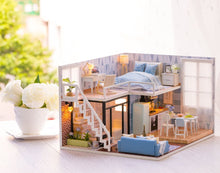 Load image into Gallery viewer, Dollhouse Miniature with Furniture Kit Plus Dust Proof and Music Movement - Valentine's Day Gift Idea