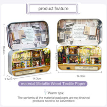 Load image into Gallery viewer, Box Theatre Doll House Furniture Miniature, 1:24 Dollhouse Kit for Kids (Happy Corner)