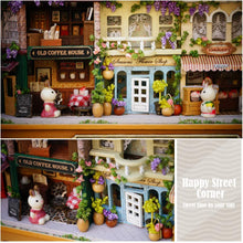 Load image into Gallery viewer, Box Theatre Doll House Furniture Miniature, 1:24 Dollhouse Kit for Kids (Happy Corner)