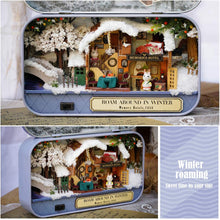 Load image into Gallery viewer, Box Theatre Doll House Furniture Miniature, 1:24 Dollhouse Kit for Kids (in Winter)