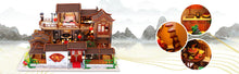 Load image into Gallery viewer, Dollhouse Miniature with Furniture Kit Plus Dust Proof and Music Movement - Tang Dynasty Town (1:24 Scale Creative Room Idea)