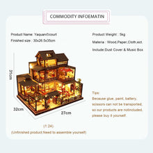Load image into Gallery viewer, Dollhouse Miniature with Furniture Kit Plus Dust Proof and Music Movement - Giant Asia (1:24 Scale Creative Room Idea)