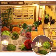 Load image into Gallery viewer, Dollhouse Miniature with Furniture Kit Plus Dust Proof and Music Movement - Japanese Apartment (1:24 Scale Creative Room Idea)