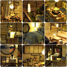 Load image into Gallery viewer, Dollhouse Miniature with Furniture Kit Plus Dust Proof and Music Movement - Bamboo Fragrance (1:24 Scale Creative Room Idea)