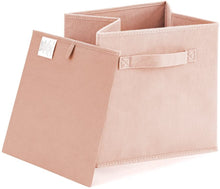 Load image into Gallery viewer, Pack of 6 Foldable Fabric Basket Bin Storage Cube for Nursery, Office and Home Decor (Pink)
