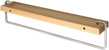 Load image into Gallery viewer, Wall Mount Solid Wood Shelf with Towel Rack Bar Holder Bathroom Organizer Hanger
