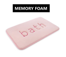 Load image into Gallery viewer, Extra Thick Memory Foam & Super Comfort Bath Rug Mat for Bathroom (60 x 40 cm, Pink)